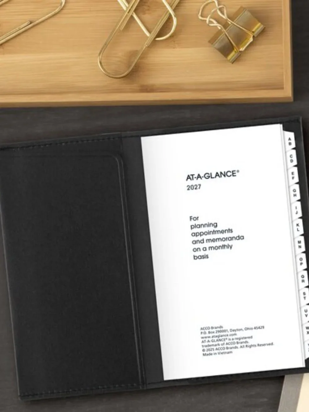 At-A-Glance 2027 Pocket Monthly Planner Refillable 3.5
